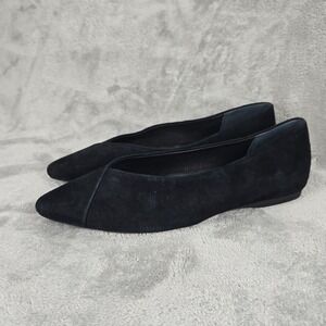 Birdies The Goldfinch Velvet Pointed‎ Toe Flats Women's Size 7.5 Comfort EUC